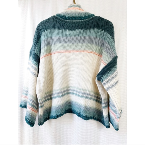 Anthropologie ombré pullover cowl neck sweater - Picture 3 of 5
